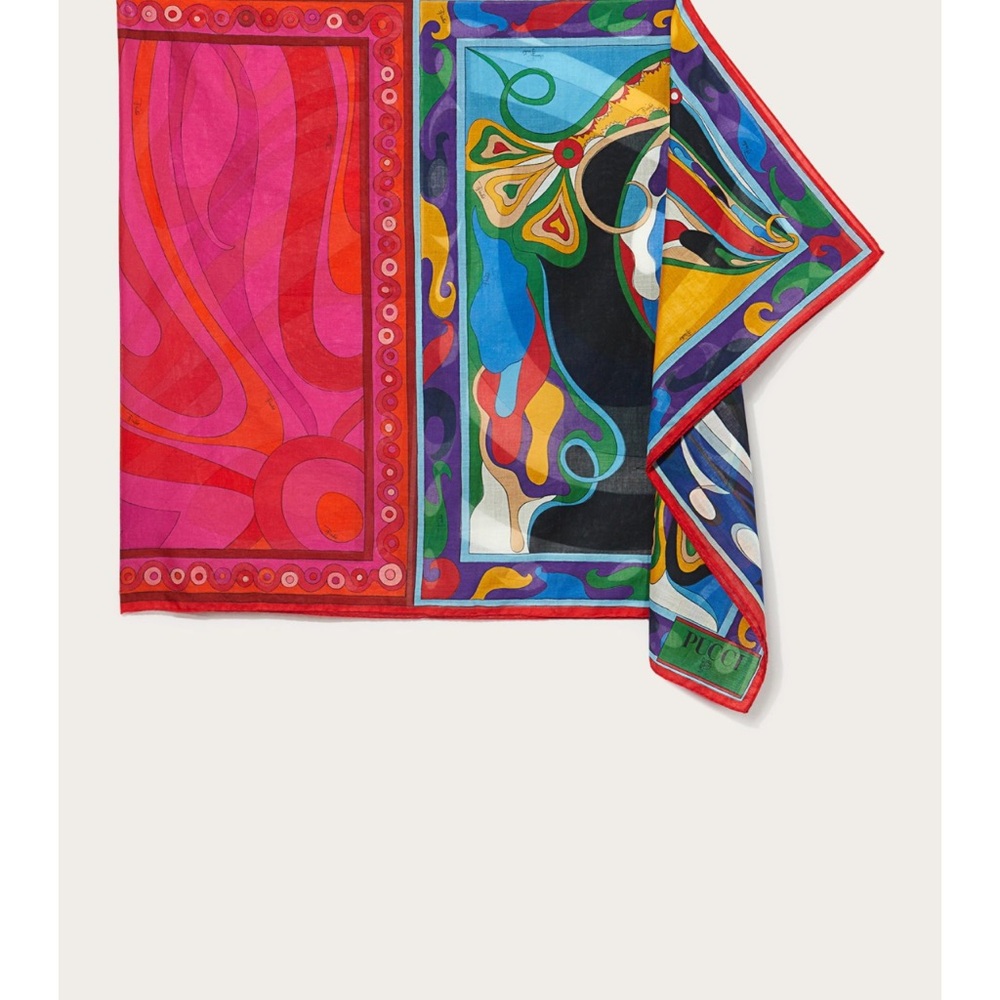 Emilio Pucci Multicolor Swim Sarong
